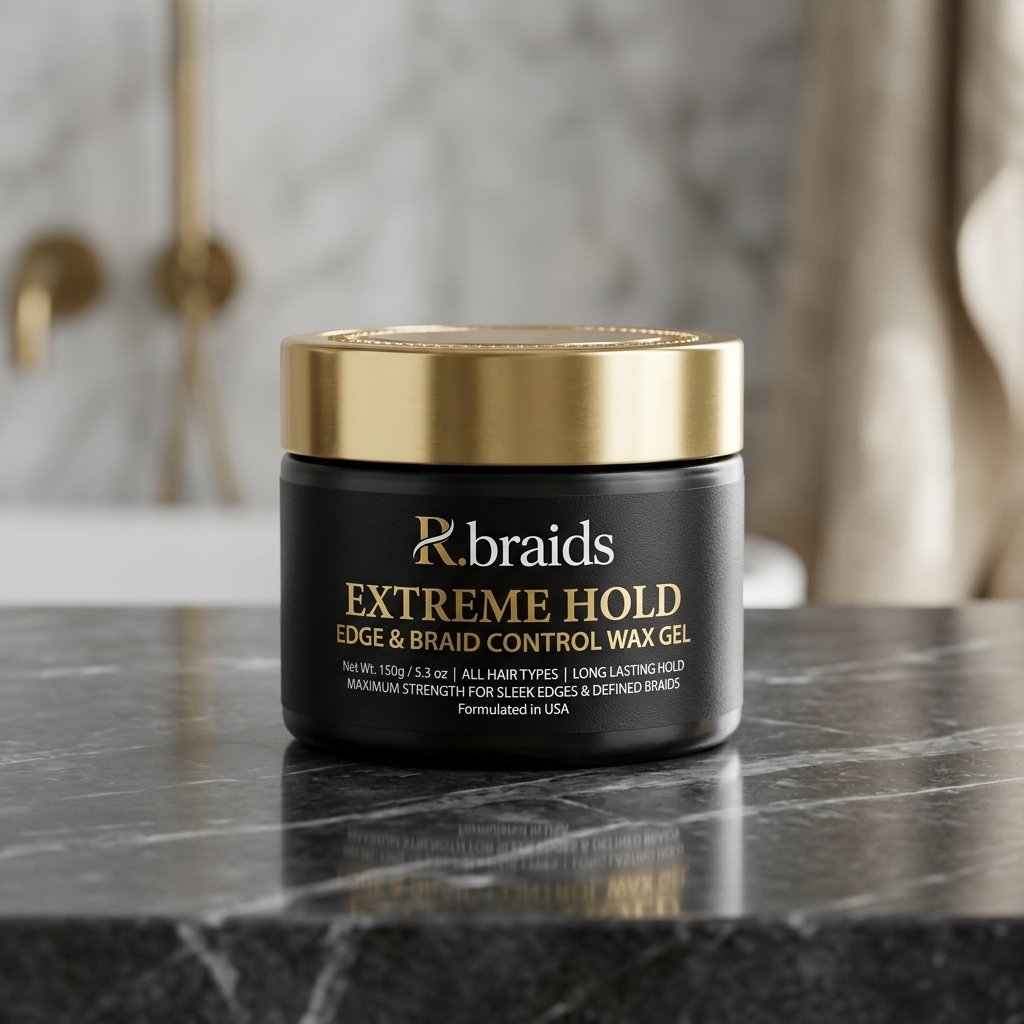 Extreme Hold Edge & Braid Control Wax Gel